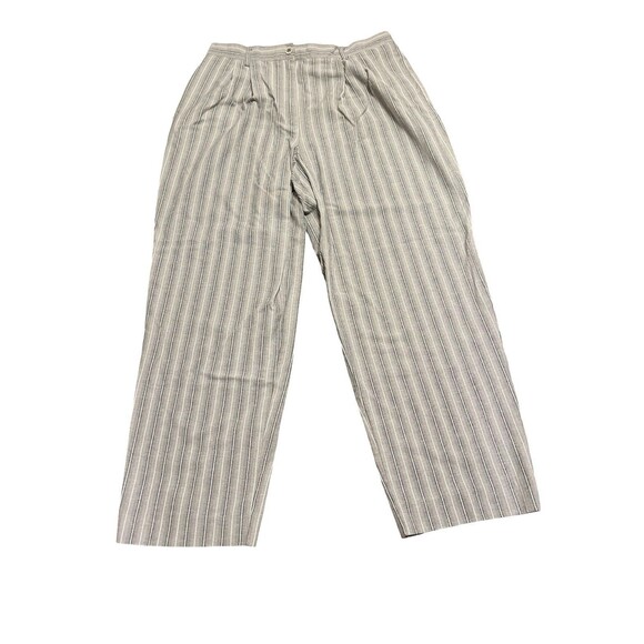 🔥 Vintage SAG HARBOR Pleated High Waist Summer Pants Size 16 90s Vibe GUC ! 🔥 - Picture 1 of 8